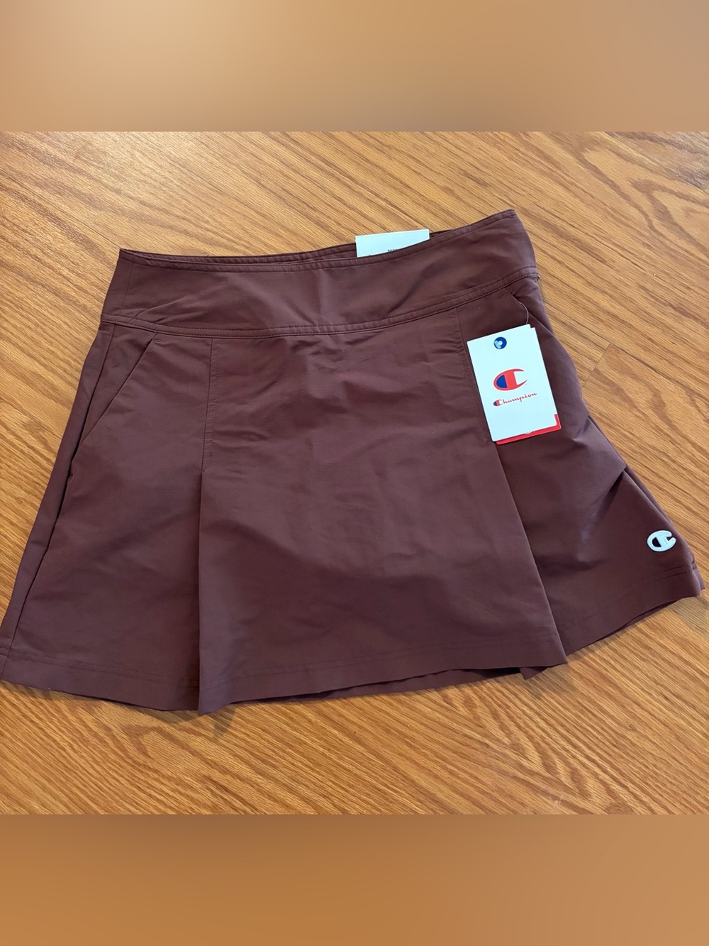 Champion Women's Chocolate Brown Athletic Skort